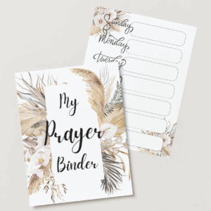 My Prayer Binder Printables - Bohemian Design